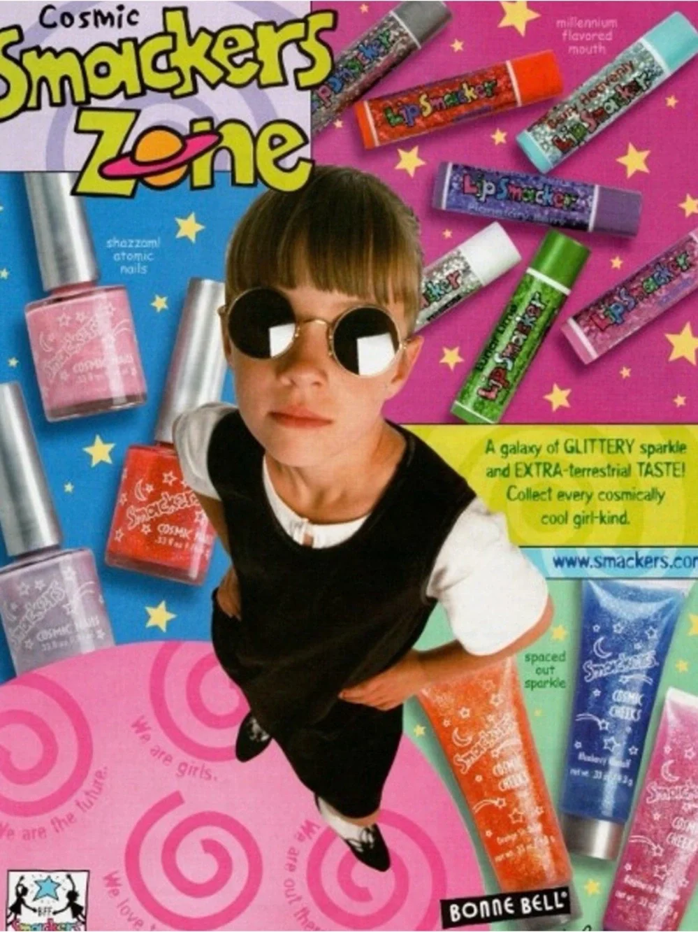 Vintage Y2K Bonne Bell Lip Smacker Cosmically Cool Gift Set NWT Rare